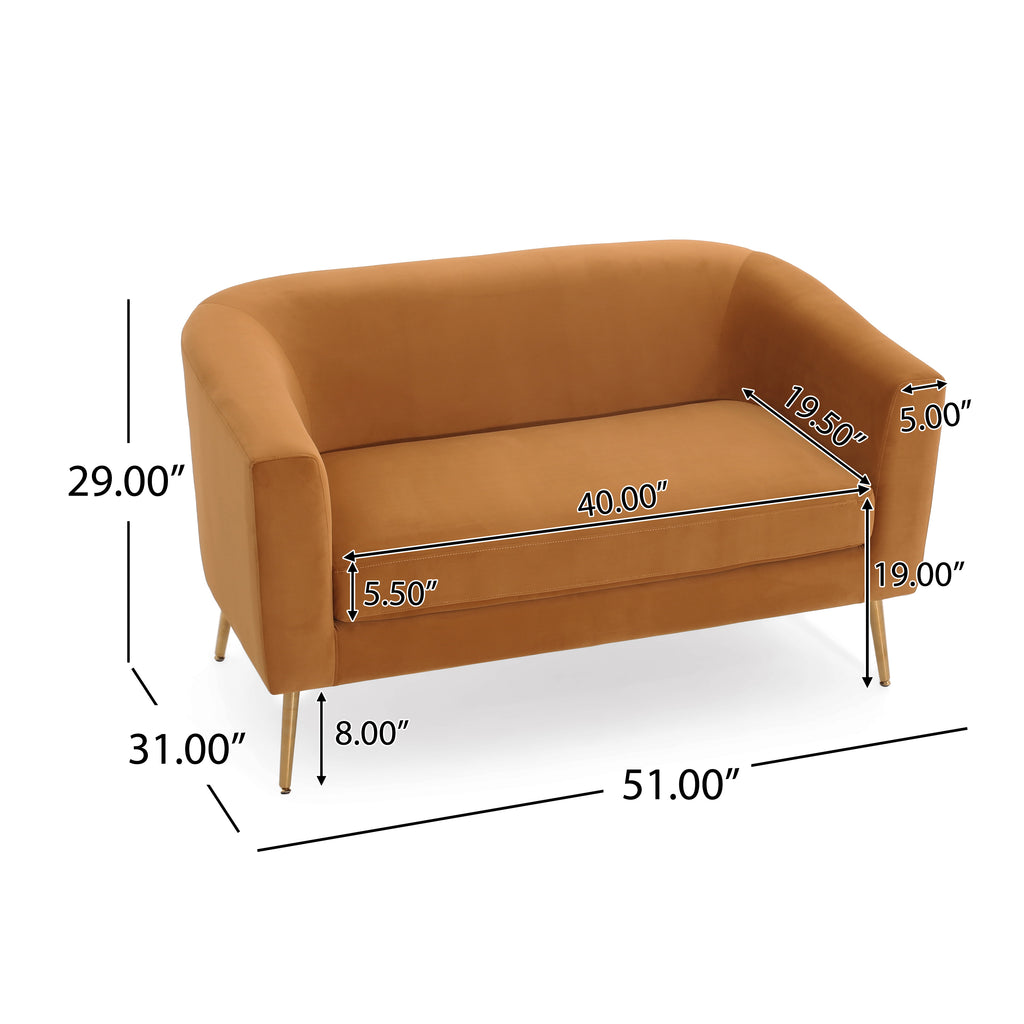 Modern Design Style Loveseat - Grand Goldman Shop