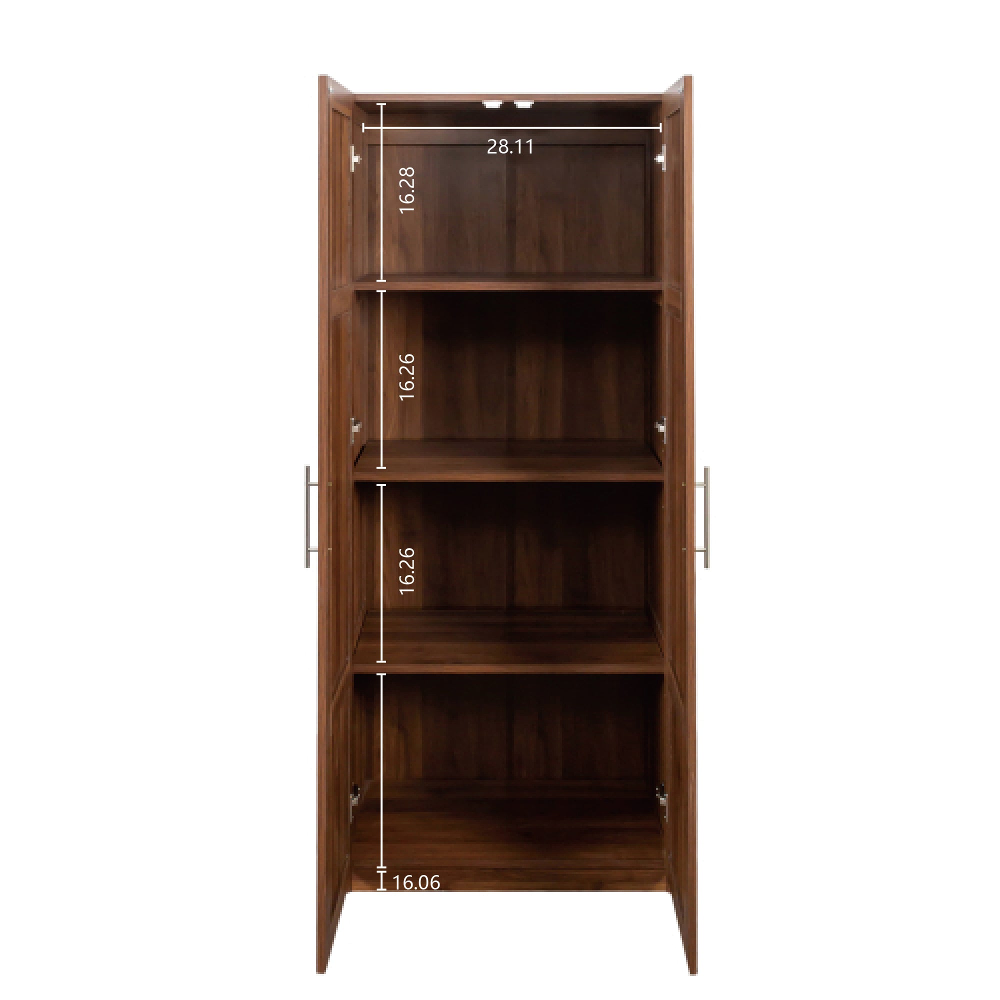 Pantry Cabinet, Kitchen Pantry Storage Cabinets with 2 Door and 3  Shelves,  Pantry Storage Cabinet, Cupboard for Kitchen, Dining Room and Living Room. - Grand Goldman Shop