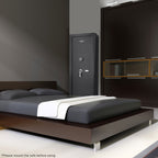 Black Steel 7.87 Cubic Ft Keypad Rifle Safe with Advanced Locking Mechanism | Premium Home Decor - Grand Goldman