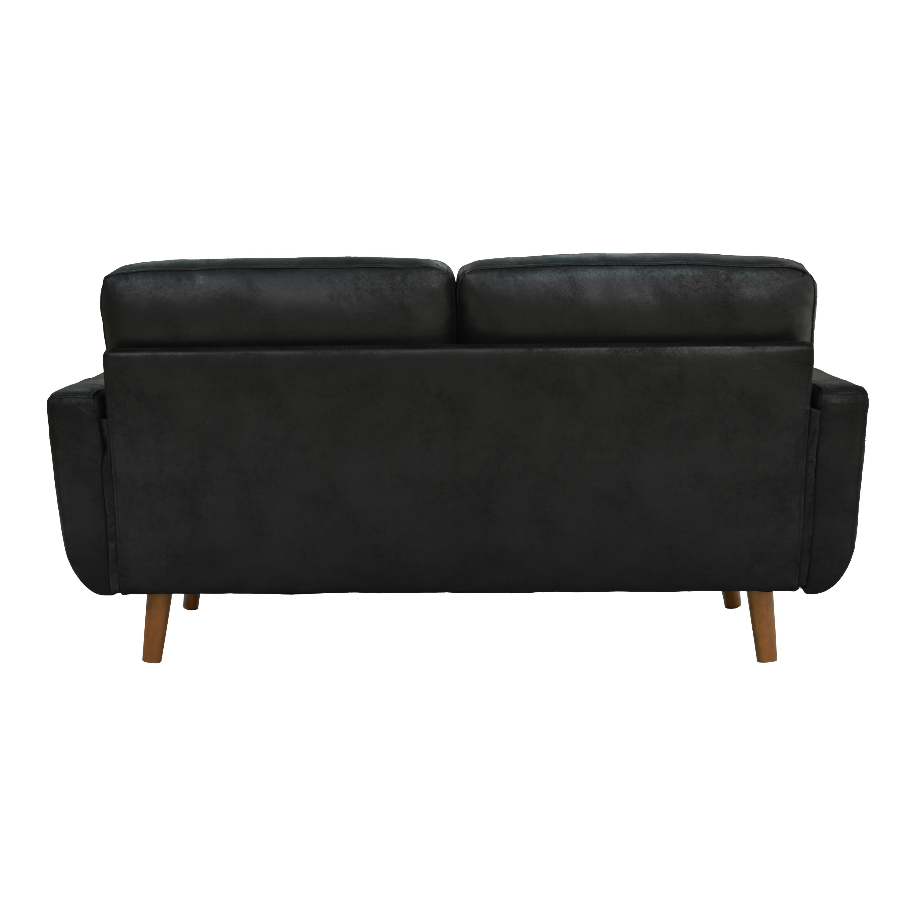65-inch t Two-Seater Sofa in with Breathable Foil Fabric and Solid Wood Legs - Grand Goldman Shop