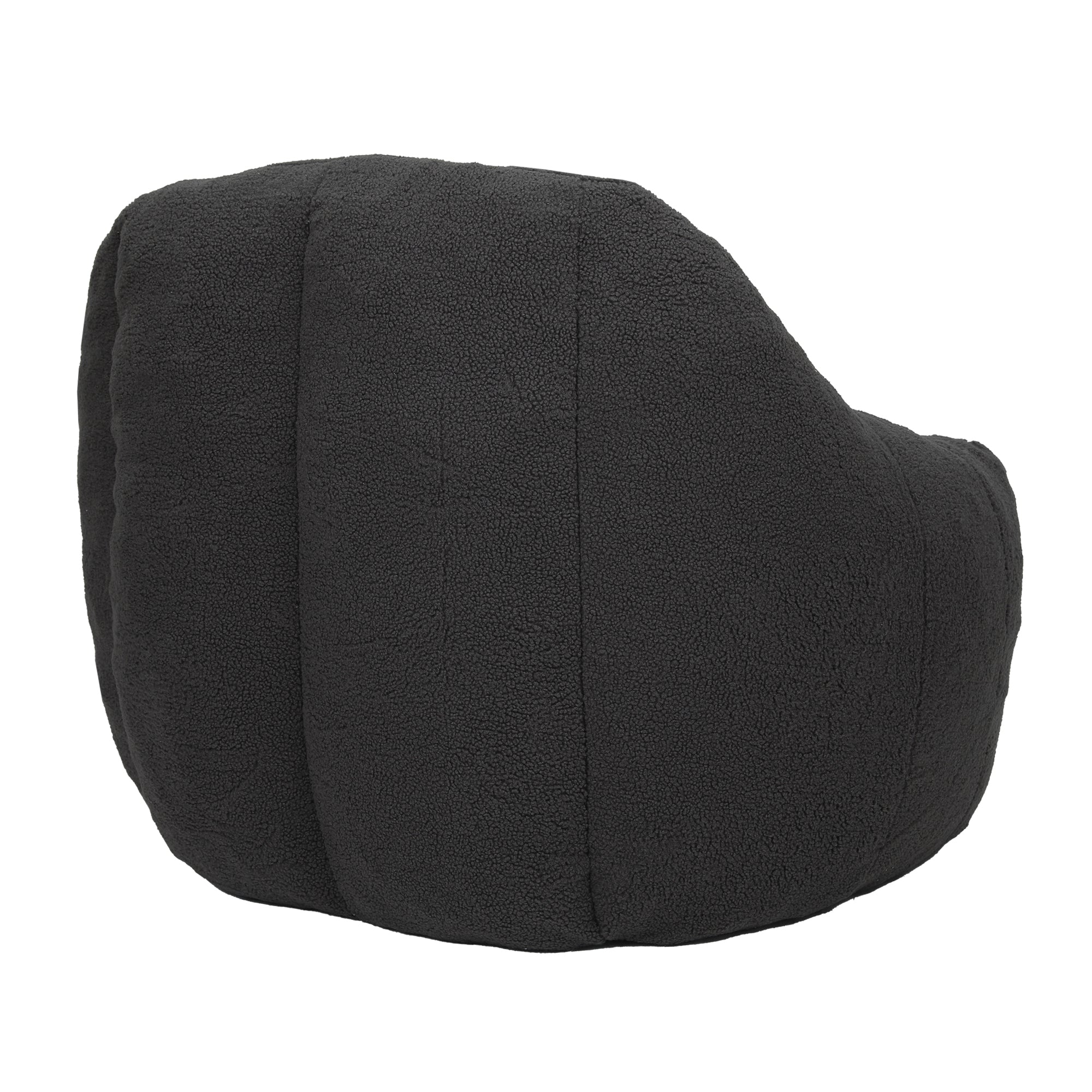 Comfy Bean Bag Chair with Memory Foam Filler – Tufted Soft Stuffed Bean Bag Sofa for Dorm, Apartment, or Living Room – Dark Gray - Grand Goldman Shop