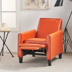 Recliner Push Back Chair for Elegant Home Décor Orange - Grand Goldman Shop
