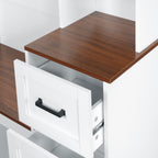 U-Can Modern Entryway Bench with Coat Rack, 3 Shelves and Drawers, 3 Sturdy Hooks, 40.2'' Wide Hall Tree with Storage Bench for Hallway, Entryway, Living Room - Grand Goldman Shop