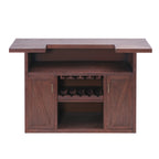 41.35'H Bar Table Or Wine cabinet -Brown Antique - Grand Goldman Shop