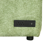 Convertible Sofa Bed Sectional Sofa Sleeper with Storage Ottoman, Green Chenille, 82.67 inches - Grand Goldman Shop
