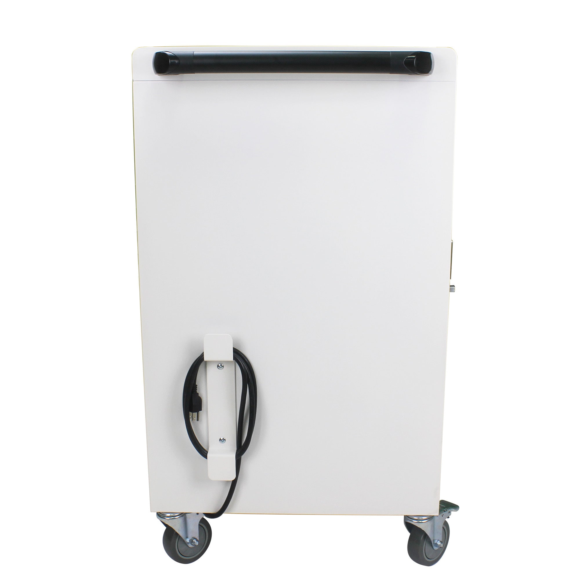 30+2 Bay Mobile School Charging Cart Station for Chromebook, Tablet and Laptop Computer with Power Strip Included - White | P