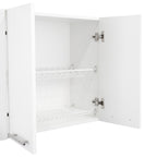 Sitka Wall Cabinet, Two Spacious Divisions, Four Doors - Grand Goldman Shop