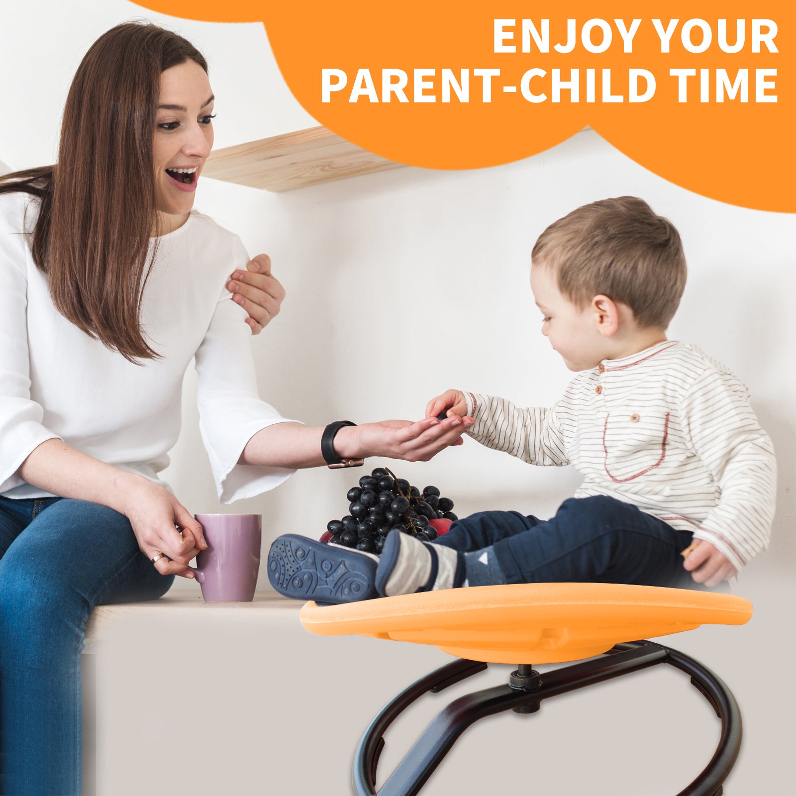 KIds Sensory Swivel Chair For Children With Autism, Sensory Toys For Children With ADHD, Training Body Coordination, For Focu