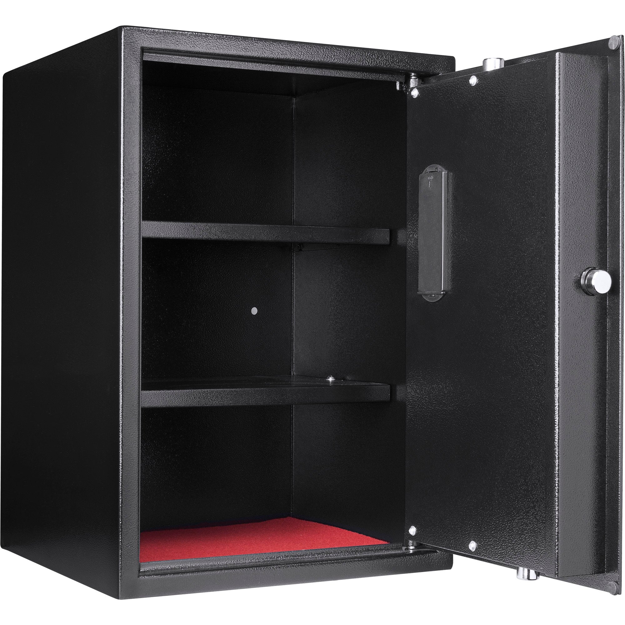 Large Digital Keypad Safe with 1.45 Cubic Ft Capacity in Black Steel and Removable Shelves | Premium Home Decor - Grand Goldm