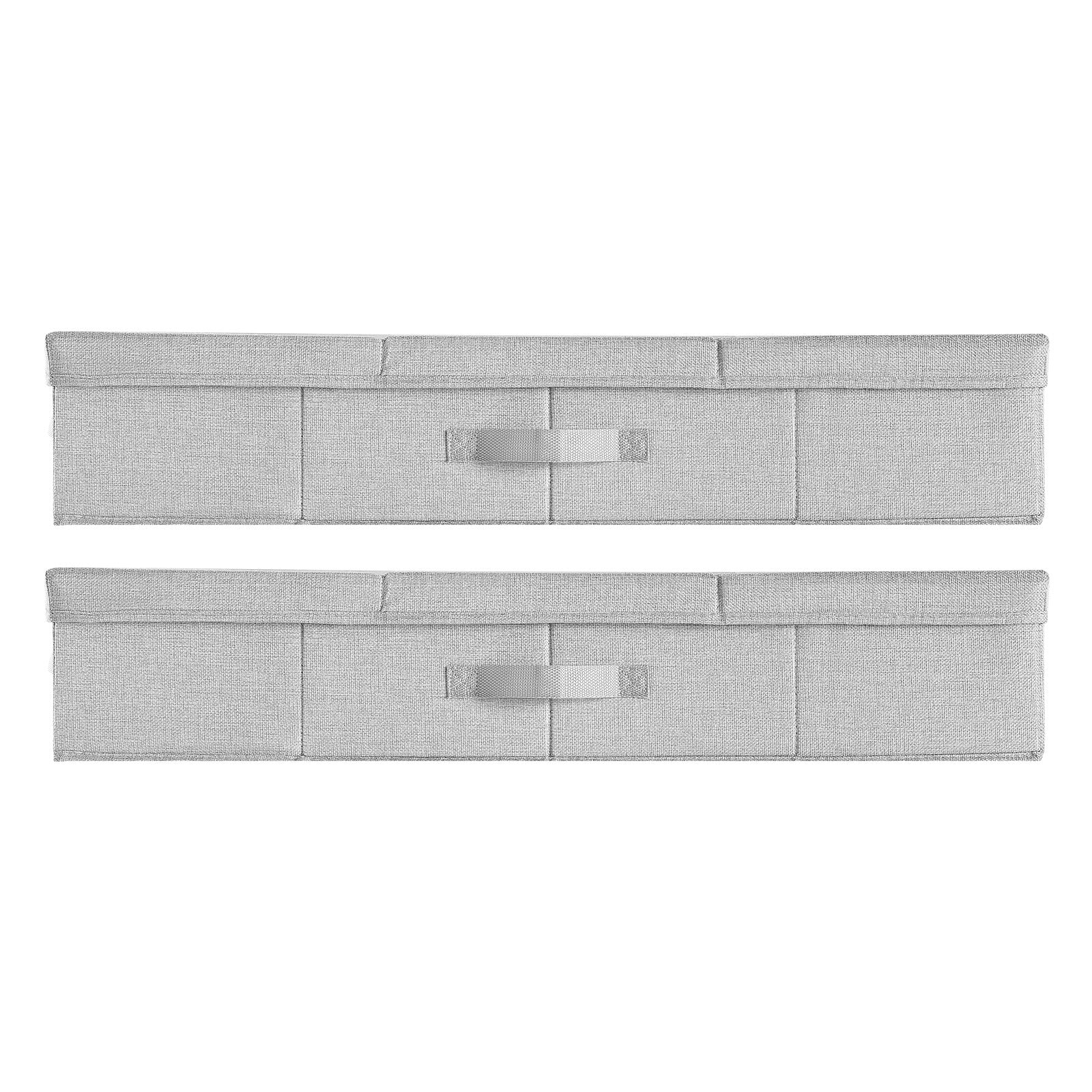 Under Bed Storage 48L Foldable Underbed Box for Household Organization 2 Pack - Grand Goldman Shop