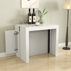 Modern Multifunctional Extendable Dining Table with Outlet, Space Saving Expanding Table with Storage for Party, Weddings, Meetings, Celebrations - Grand Goldman Shop