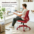 Ergonomic Color Office Chair 350LBS, Home Office, Mesh Back, Integrated Molded Foam, Comfortable Sitting, Flipping Armrest, F