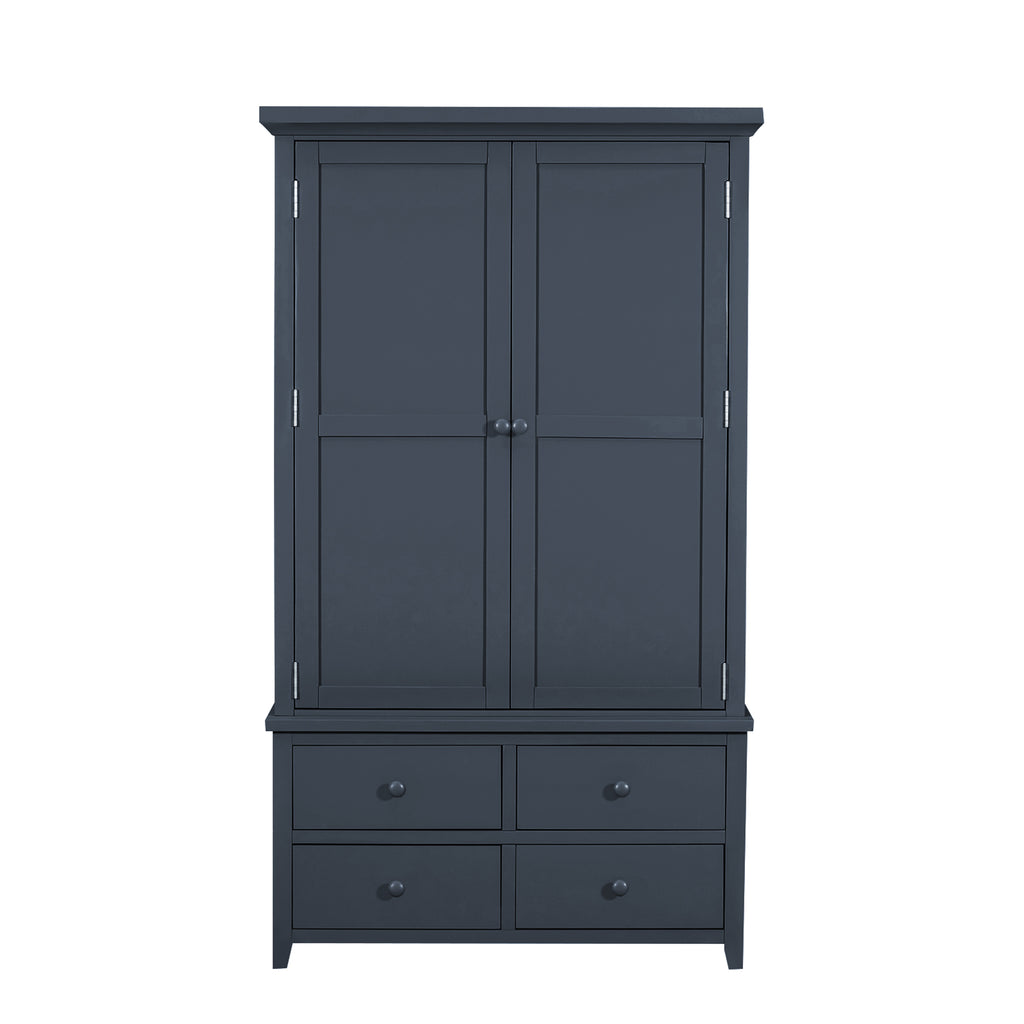 [Assembly&Show Video Available] TOPMAX Freestanding Large Kitchen Pantry Wooden Kitchen Storage Cabinet Cupboard with 8 Door Shelves,3 Adjustable Shelves,7 Drawers& 8 Wine Racks, Gray - Grand Goldman Shop
