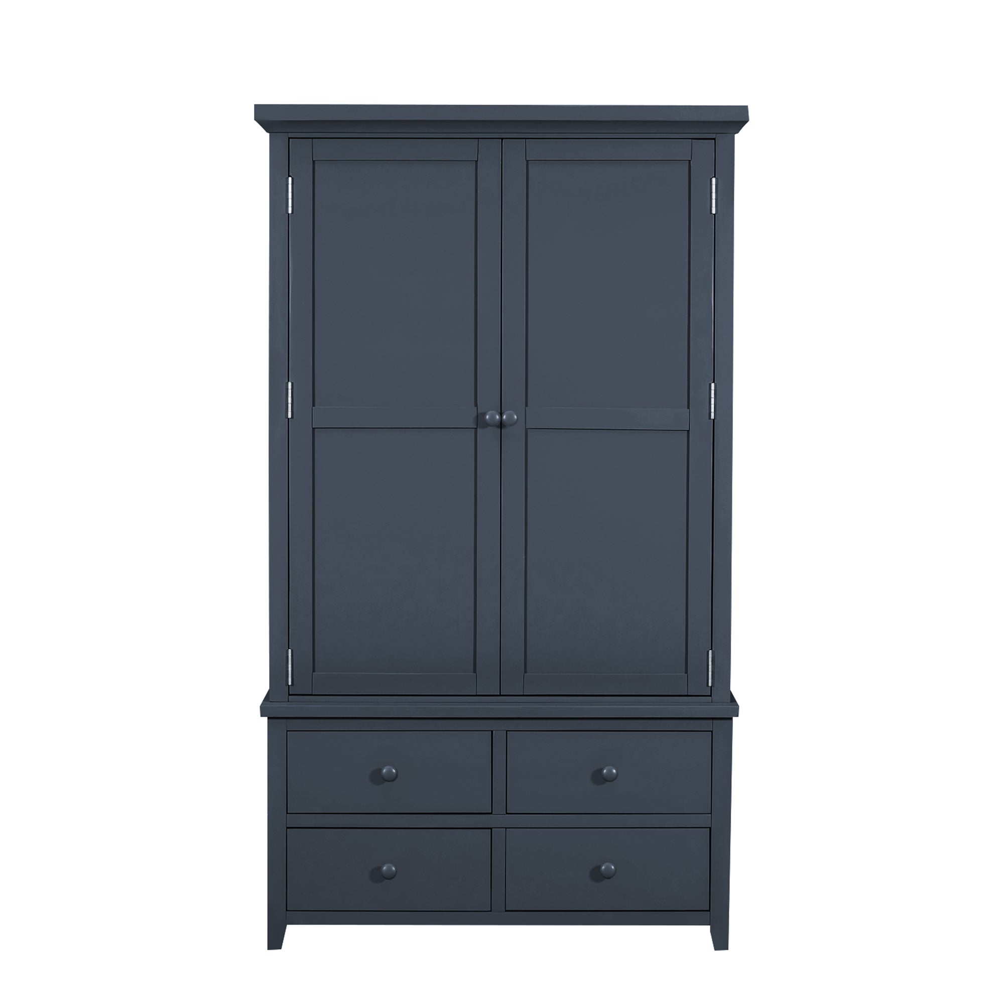 [Assembly&Show Video Available] TOPMAX Freestanding Large Kitchen Pantry Wooden Kitchen Storage Cabinet Cupboard with 8 Door Shelves,3 Adjustable Shelves,7 Drawers& 8 Wine Racks, Gray - Grand Goldman Shop
