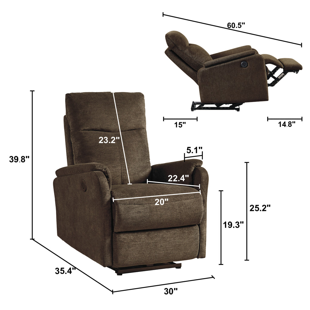 Hot selling For 10 Years ,Recliner Chair With Power function easy control big stocks ,  Recliner Single Chair For Living Room , Bed Room - Grand Goldman Shop