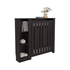 Radiator Cover Cabinet Joseph with Slatted Frame and 3 Shelves, Decorative Heater Cover, Modern Furniture Accent, Walnaut - Grand Goldman Shop