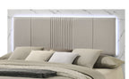 Mist Queen 4-Piece Set – Two-Tone High-Gloss Marble & Lacquer Finish with LED Lighting White - Grand Goldman Shop