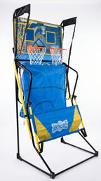Dual Shot Foldable Basketball Arcade Game, LED Digital Scoreboard, 4 Balls & Pump, Indoor Family Entertainment Game - Grand G