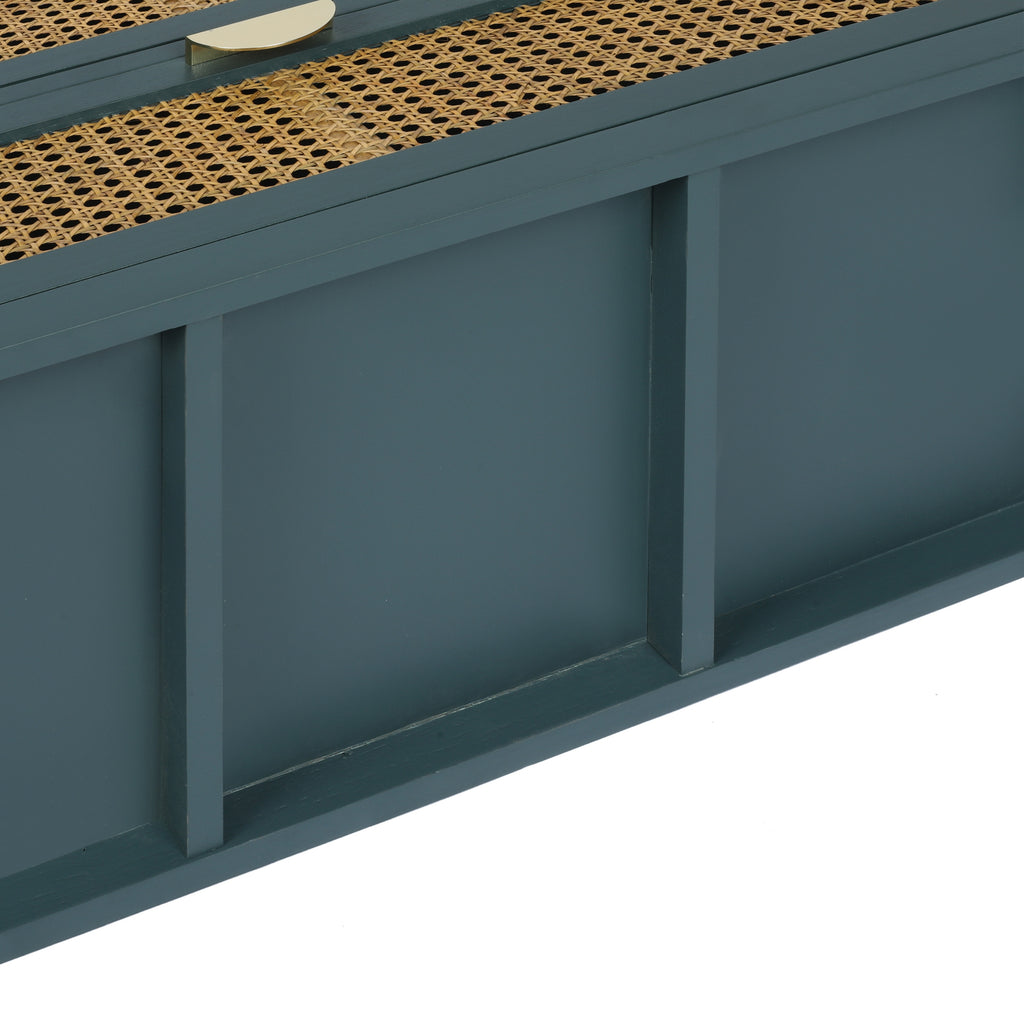 3 Drawer Cabinet, Natural rattan, American Furniture, Suitable for bedroom, living room, study - Grand Goldman Shop