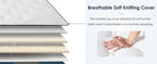 Queen Size Mattress,12 Inch Hybrid Mattress, Individually Pocketed Innerspring, Medium Firm - Grand Goldman Shop