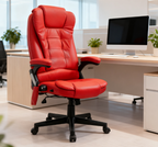Heated Reclining Computer Chair with 6 Vibration Points,Massage Office Chair,Armrest and Remote - Grand Goldman