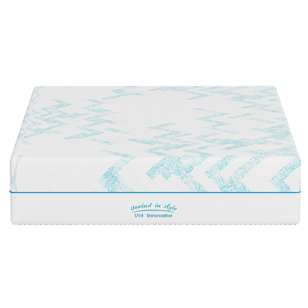 10-inch RV Latex Memory Foam Mattress, short queen size, large format, free of glass fibers, medium hardness texture, breathable memory foam. - Grand Goldman Shop