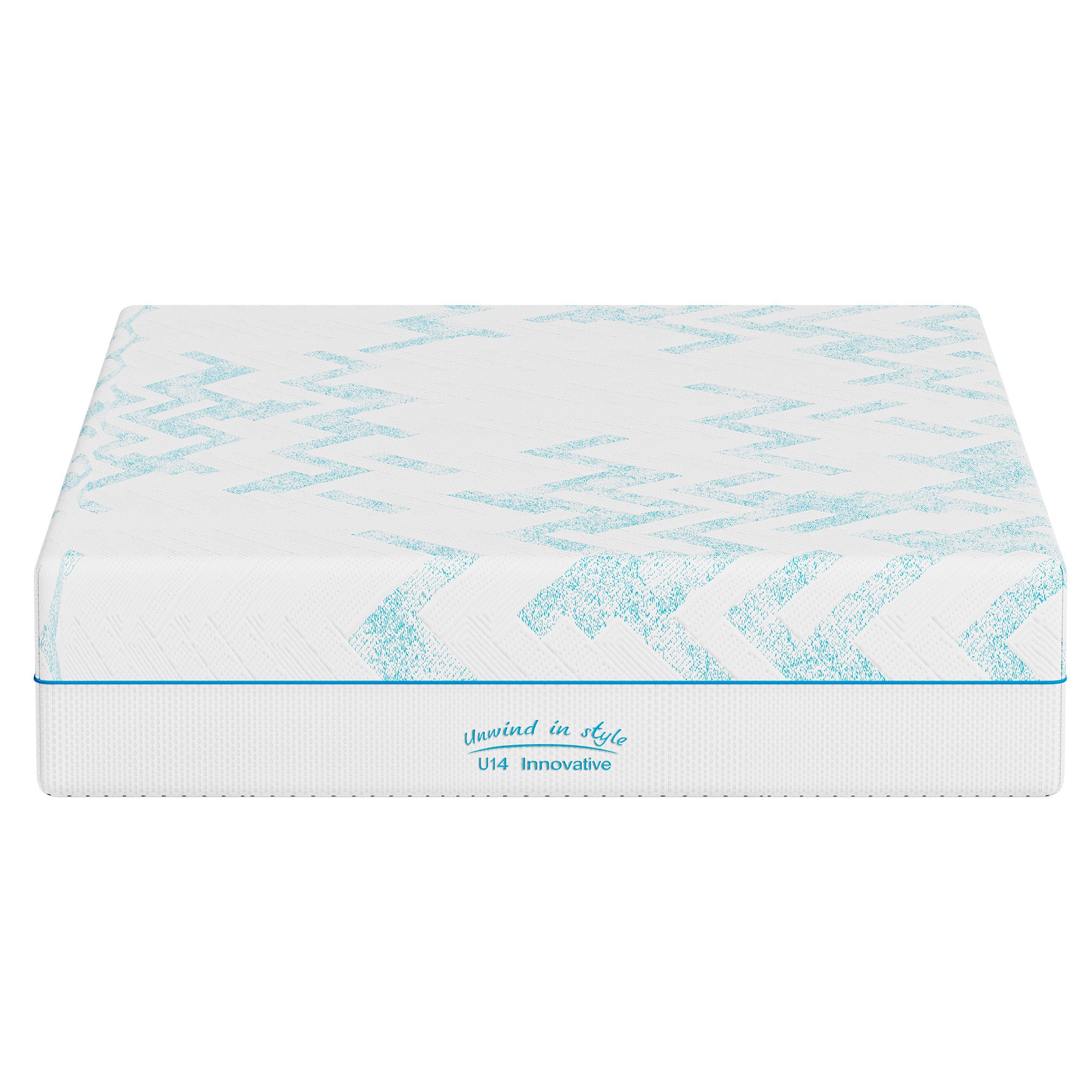 10-inch RV Latex Memory Foam Mattress, short queen size, large format, free of glass fibers, medium hardness texture, breathable memory foam. - Grand Goldman Shop