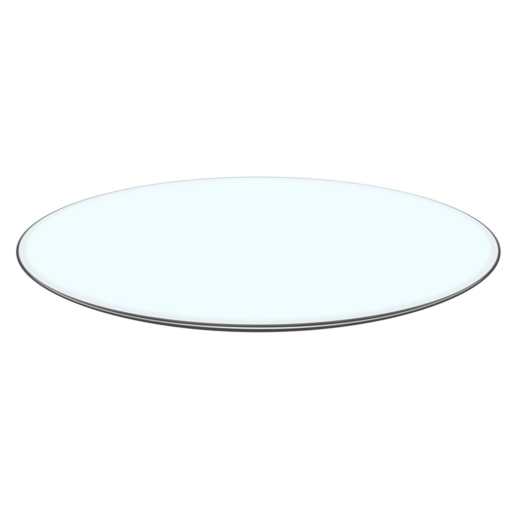 size:18.11 inch.Tempered glass table top round transparent table surface round glass table top round glass sheet. - Grand Goldman Shop
