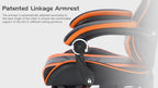 Gaming Chair with Footrest, Ergonomic Computer Chair with Headrest and Lumbar Support, Breathable Material Height Adjustable 