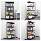 Storage Shelves 5 Tier Heavy Duty Metal Shelving Unit Adjustable Shelving Units and Storage Rack Kitchen Garage Shelf H72 * W35.4 * D15.7 - Grand Goldman Shop