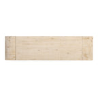 TREXM Unique Retro Silhouette Console Table with Open Style, Two Top Drawers for Entrance, Dinning Room, Living Room (Natural Wood Wash) - Grand Goldman Shop