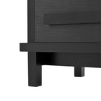 70' Kitchen Pantry Cabinet with 2 Cabinet Shelves,Luxurious Wooden Cupboard with 6 Door Shelves and 3 Drawers for Kitchen, Dining Room,Black - Grand Goldman Shop
