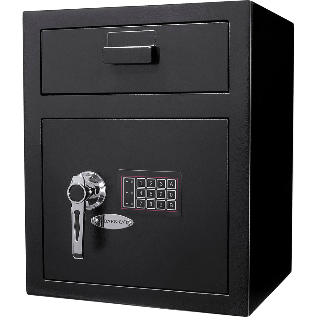Digital Keypad Depository Safe Steel Construction Black 1.1 Cu Ft | Premium Home Decor - Grand Goldman