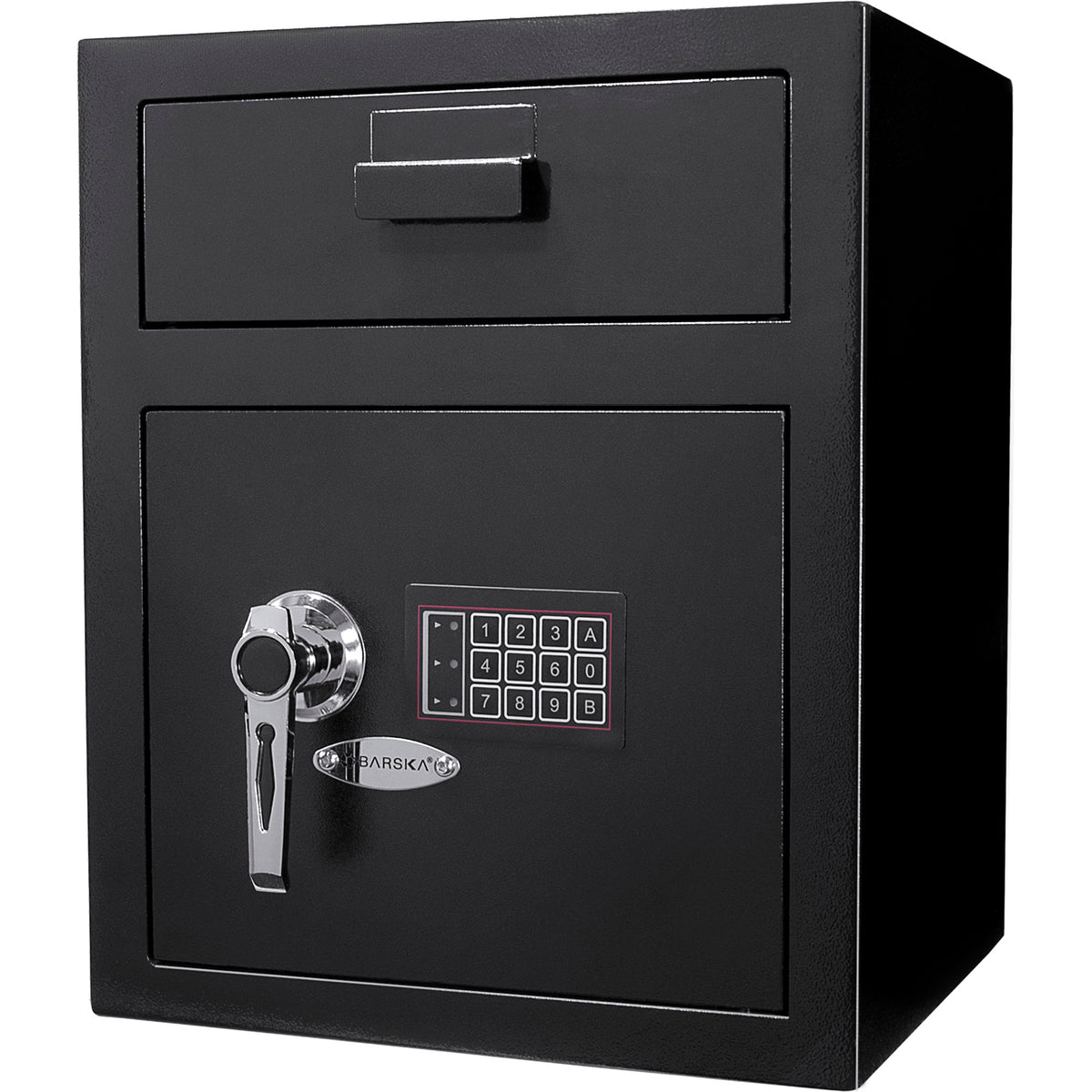 Digital Keypad Depository Safe Steel Construction Black 1.1 Cu Ft | Premium Home Decor - Grand Goldman
