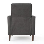 Macedonia Mid-Century Modern Button Tufted Fabric Recliner - Grand Goldman Shop