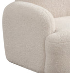 Raelynn 25.5'W Beige Sherpa Bear-Shaped Kids Armchair | Premium Home Decor - Grand Goldman
