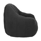 Comfy Bean Bag Chair with Memory Foam Filler – Tufted Soft Stuffed Bean Bag Sofa for Dorm, Apartment, or Living Room – Dark Gray - Grand Goldman Shop