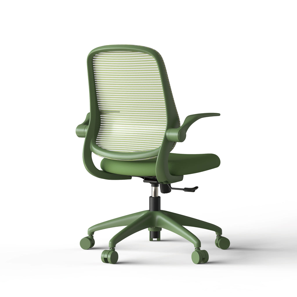 Ergonomic Color Office Chair 350LBS, Home Office, Mesh Back, Integrated Molded Foam, Comfortable Sitting, Flipping Armrest, F
