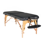 Professional Wide Massage Table 30' W, Heavy Duty Folding Massage Table,  8-Level Height Adjustable Facial Salon Tattoo Bed, 