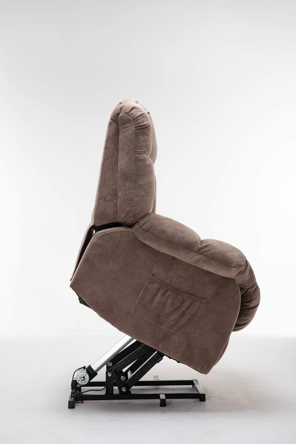 Power Lift Recliner Chair for Elderly- Heavy Duty and Safety Motion Reclining Mechanism-Fabric Sofa Living Room Chair - Grand Goldman Shop