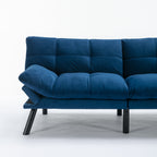 Navy Blue Convertible Folding Modern sofa Bed - Grand Goldman Shop