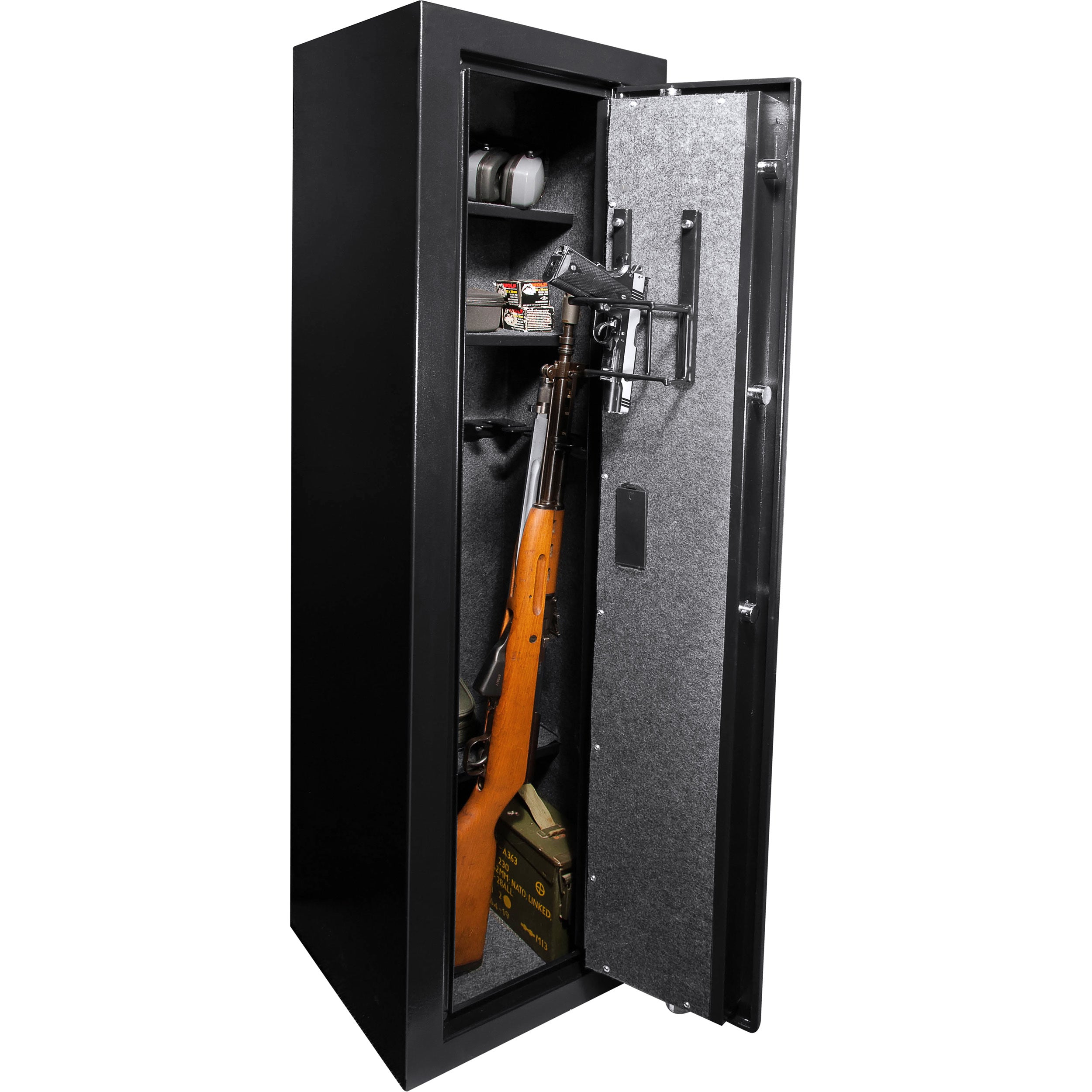 Stylish 5.51 CUBIC FT TALL BIOMETRIC RIFLE SAFE - Available at Grand Goldman
