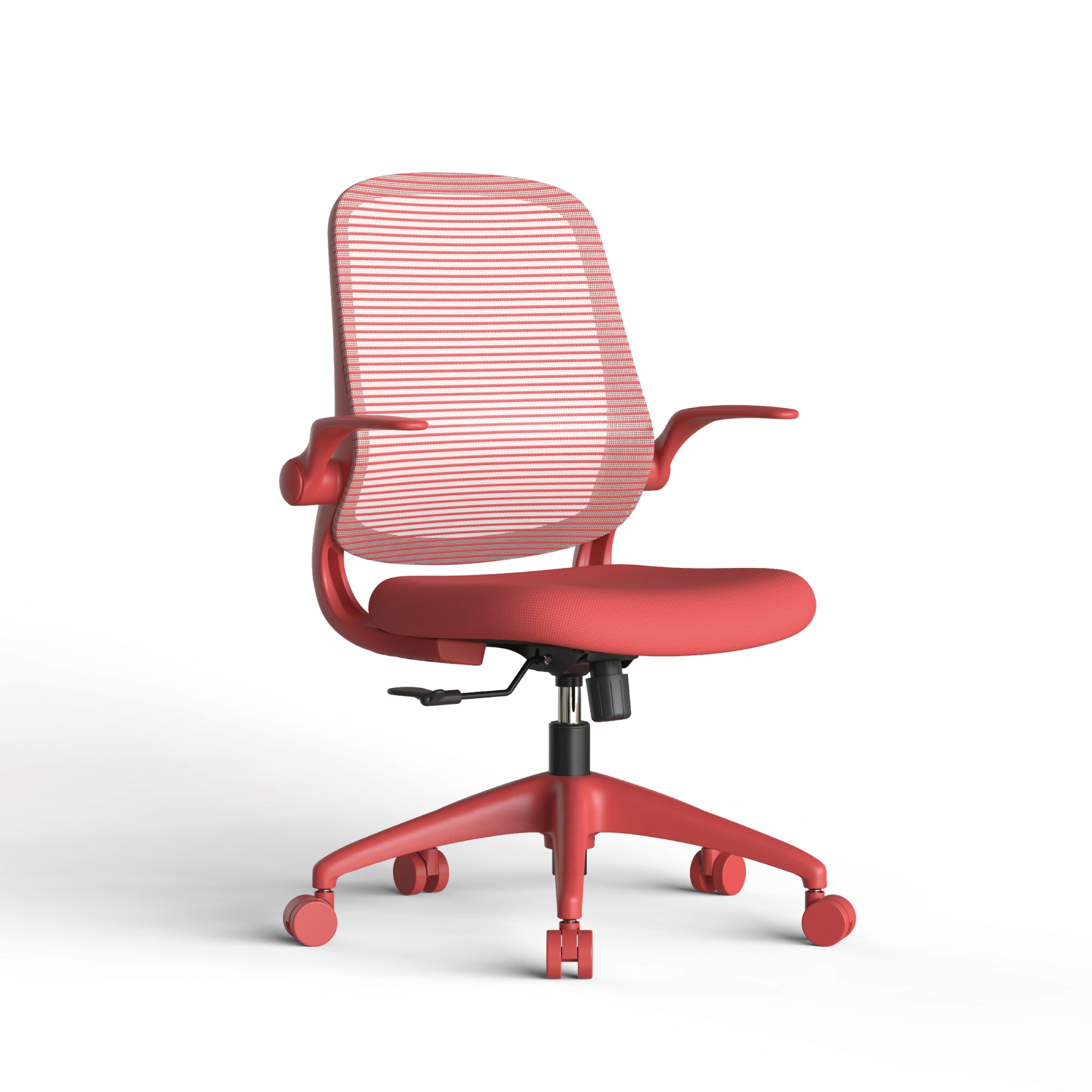 Ergonomic Color Office Chair 350LBS, Home Office, Mesh Back, Integrated Molded Foam, Comfortable Sitting, Flipping Armrest, F