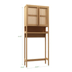 Toilet storage rack, independent bathroom, laundry room, space saving, natural color - Grand Goldman Shop