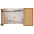 K&K 59.5'Kitchen Island with Extendable Dining Table, Kitchen Storage Table with Double-sided Storage, Kitchen Island with 2 Drawers, Power Outlet, Side Open Shelves, for Kitchen, Dining Room, Natural - Grand Goldman Shop