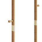 Solid wood hanger set 23.6*11*71 inches. This product is made of eco-friendly material, easy to assemble, elegant and stylish. It can be placed in the bedroom/entrance/living room (inatural ) - Grand Goldman Shop