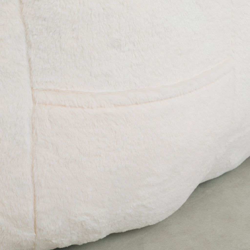 Beanbag Chair, Beanbag Sofa Chair with Armrests Stuffed High-Density Foam, Lazy Sofa Comfy Chairs Beanbag Chair for Adults in Living Room, Bedroom Reading - Grand Goldman Shop