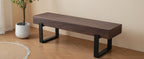 59' Dining Bench, Farmhouse Indoor Kitchen Table Benches, Bed Bench, Industrial Shoe Bench, Entryway Benches - Grand Goldman Shop