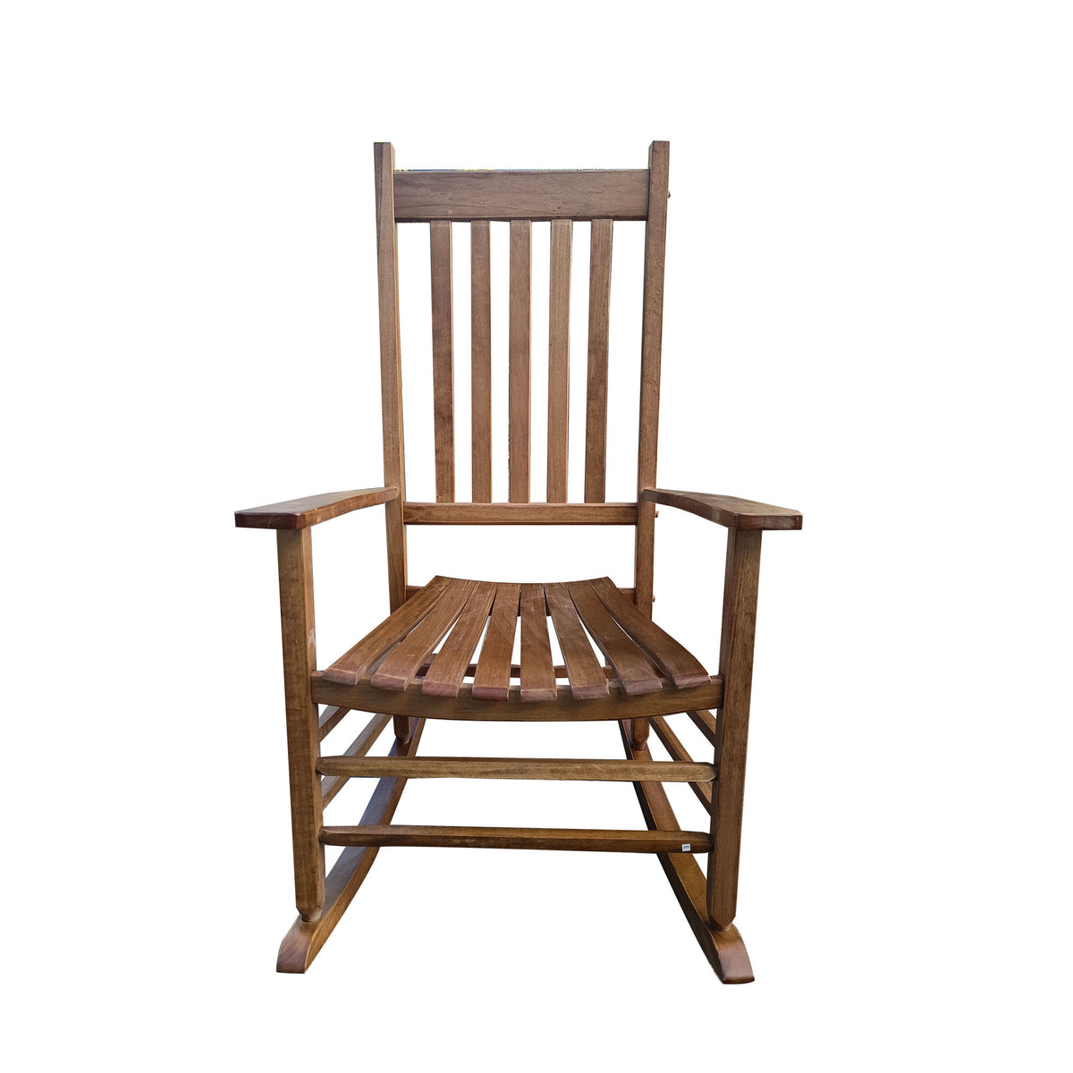 BALCONY PORCH Adult Rocking Chair Brown Solid Wood - Grand Goldman Shop