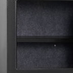 Safe 1.2 Cubic Feet Home Safe Steel for Cash Gold 15.8x11.8x13.8 inch | Premium Home Decor - Grand Goldman